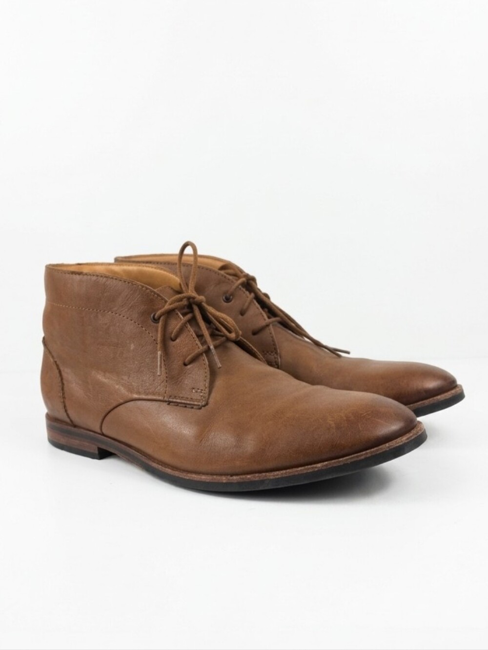 Clarks‎ Broyd Mid Tan leather Chukka Men's Boots Size 10